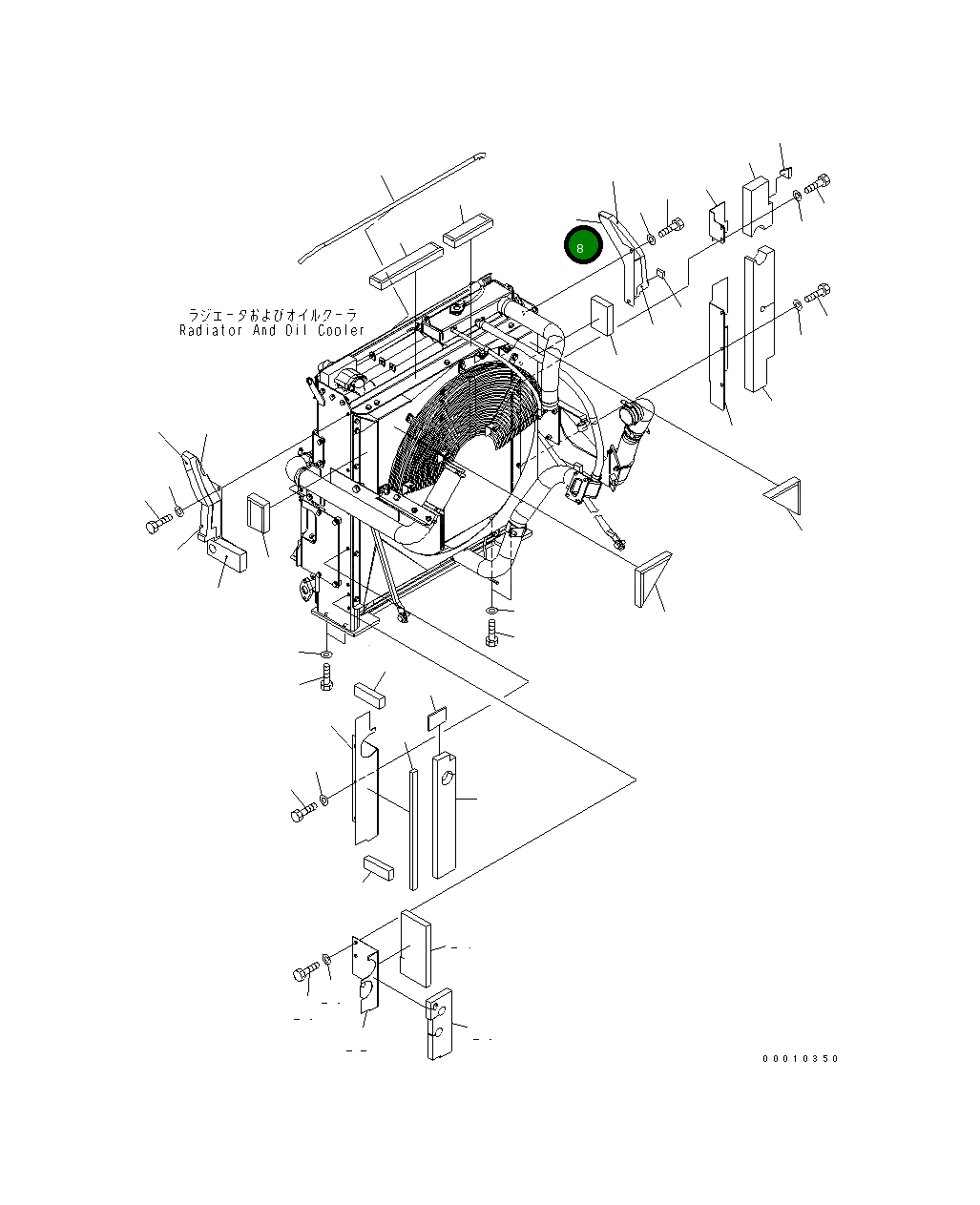 Крышка 208-03-71431 Komatsu