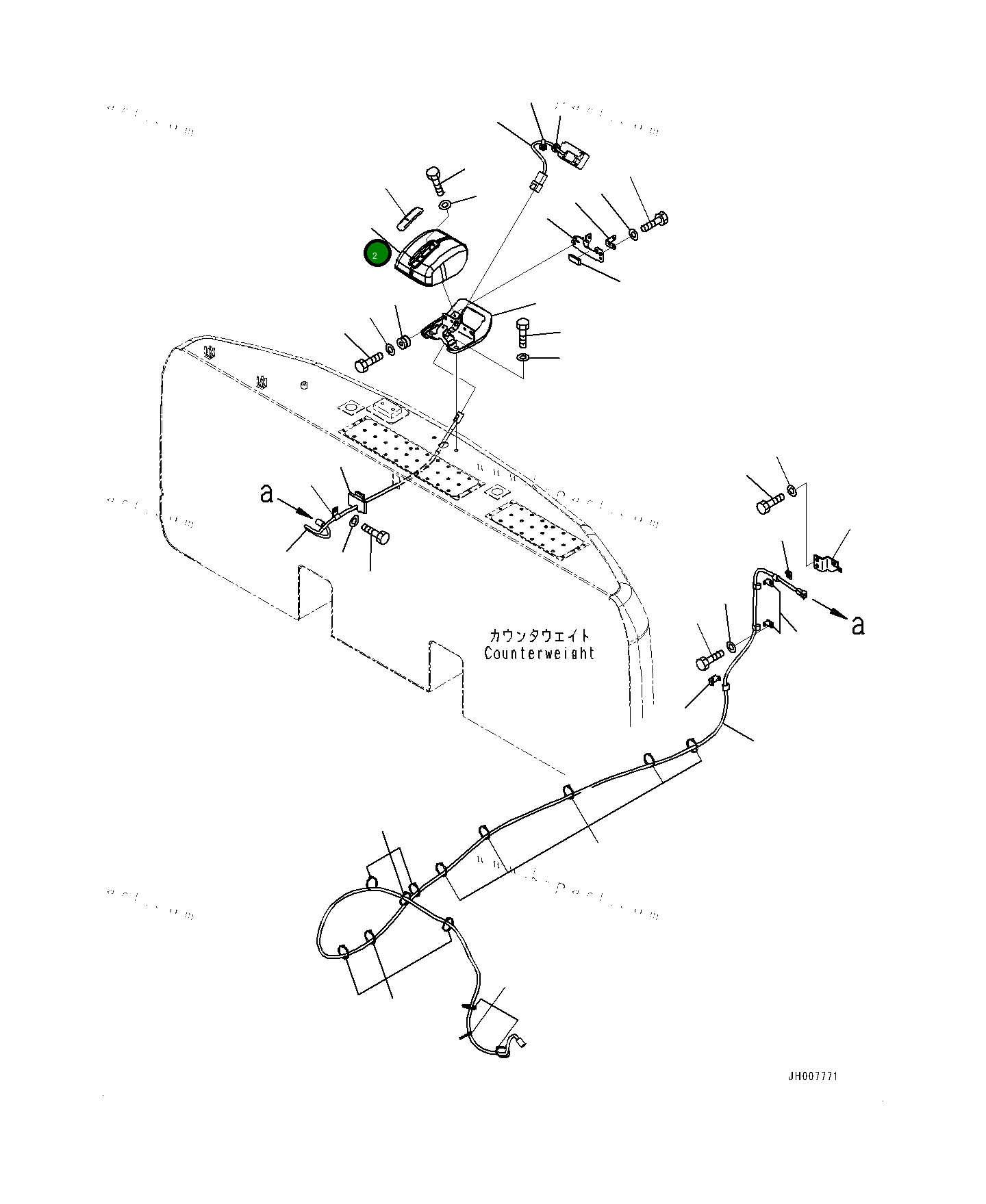 Крышка 2070676420 Komatsu