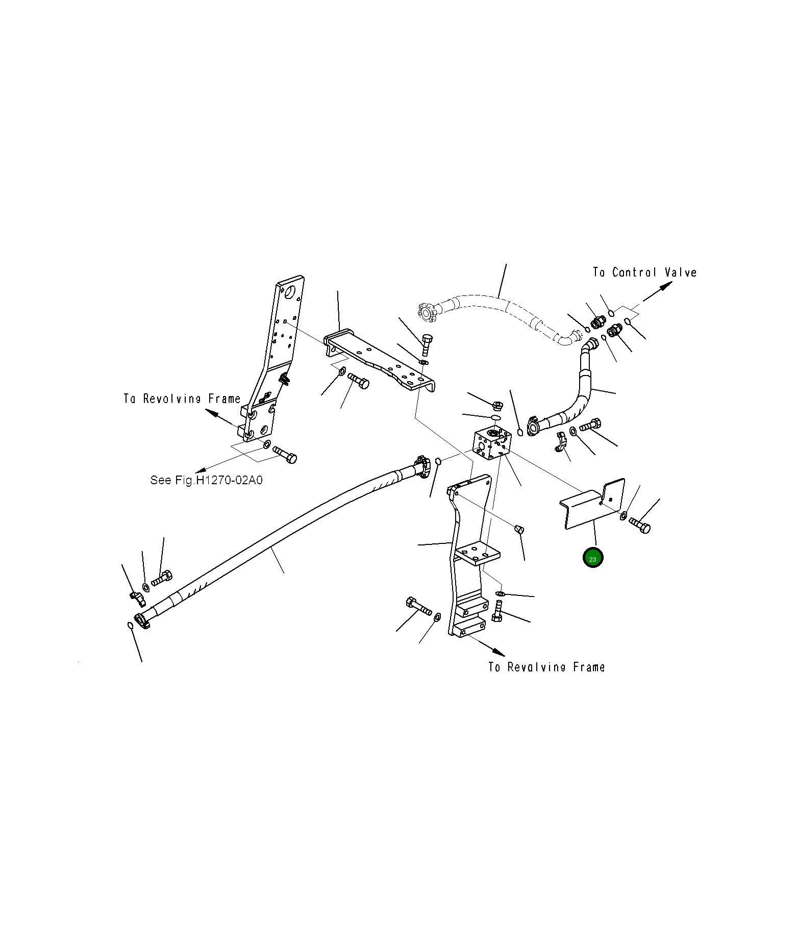 Крышка 21K-62-J1210  Komatsu