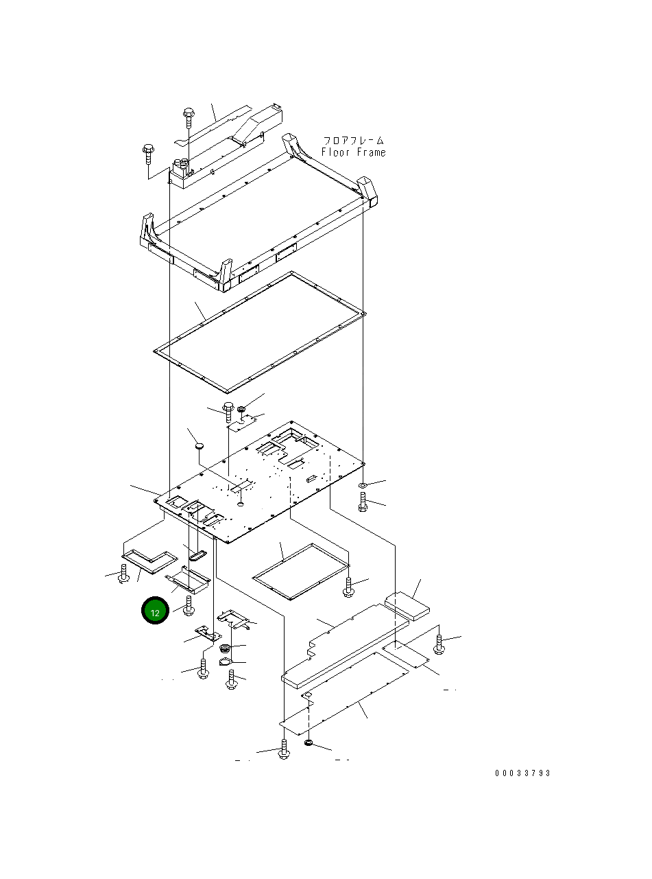 Крышка 567-54-71582 Komatsu