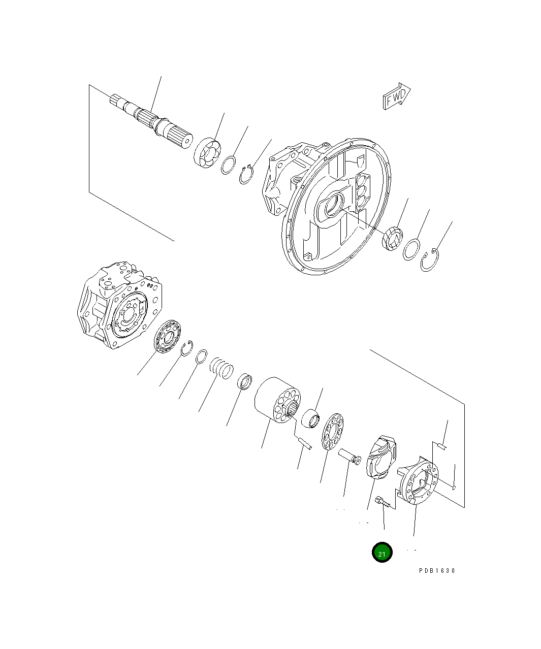 Болт 706-75-40340 Komatsu