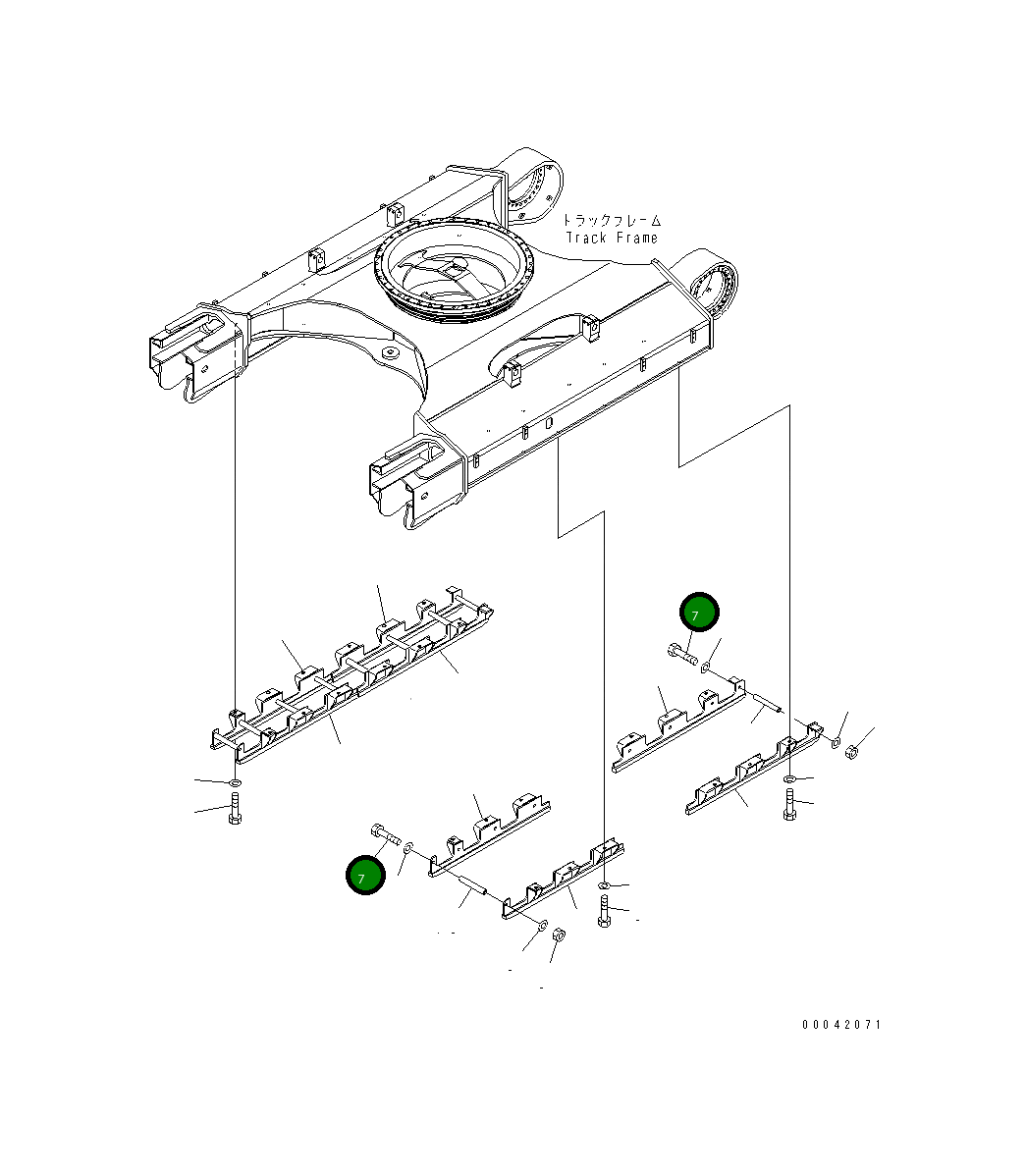 Болт 421-97-51230 Komatsu