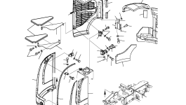 Крышка 22L-54-R1412 Komatsu