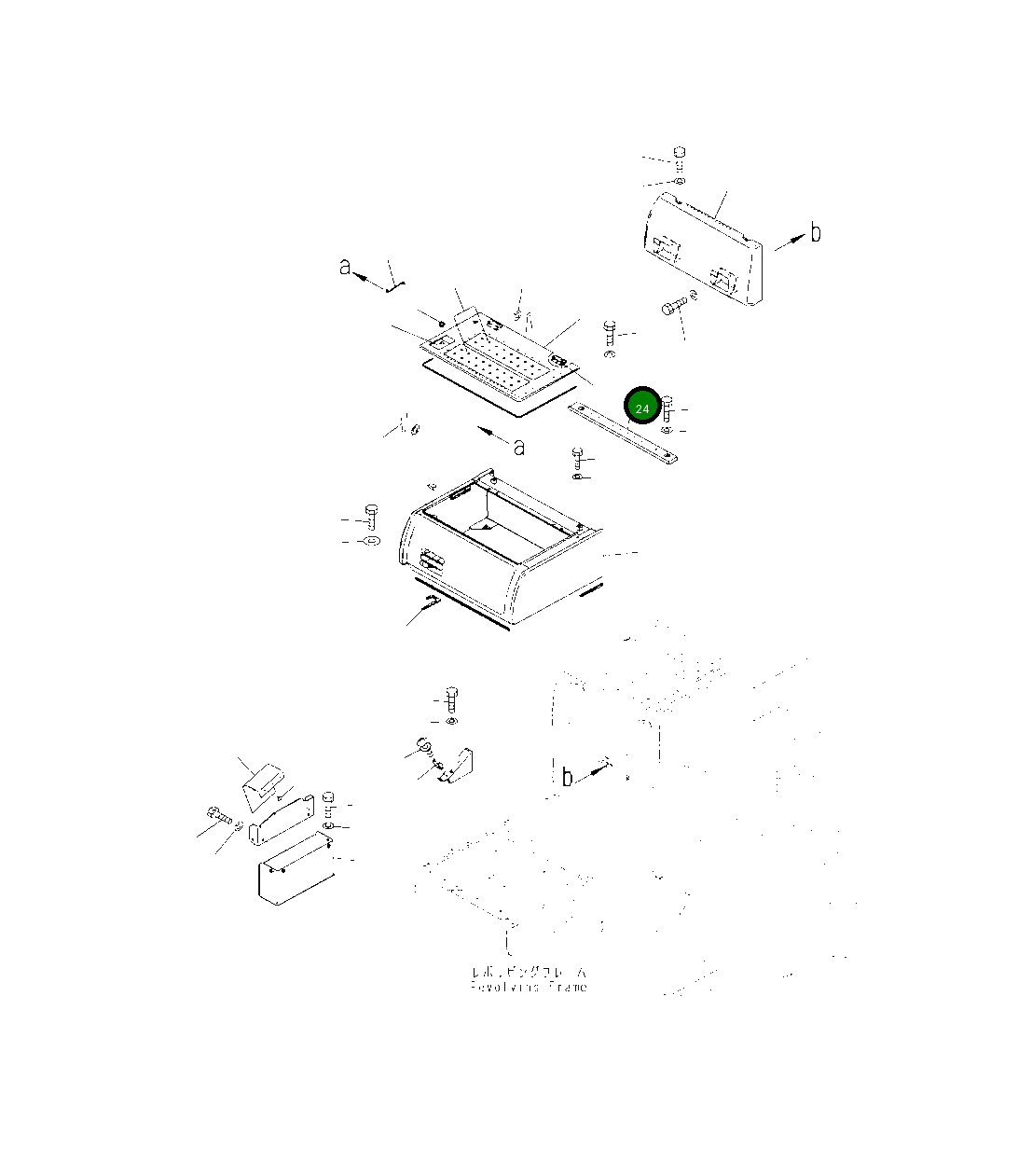 Крышка 208-54-21770  Komatsu