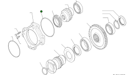 Кольцо уплотнительное (O-Ring) 42T-23-H0P52 Komatsu