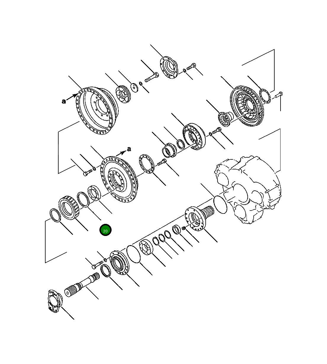 Кольцо 04077 00140 Komatsu