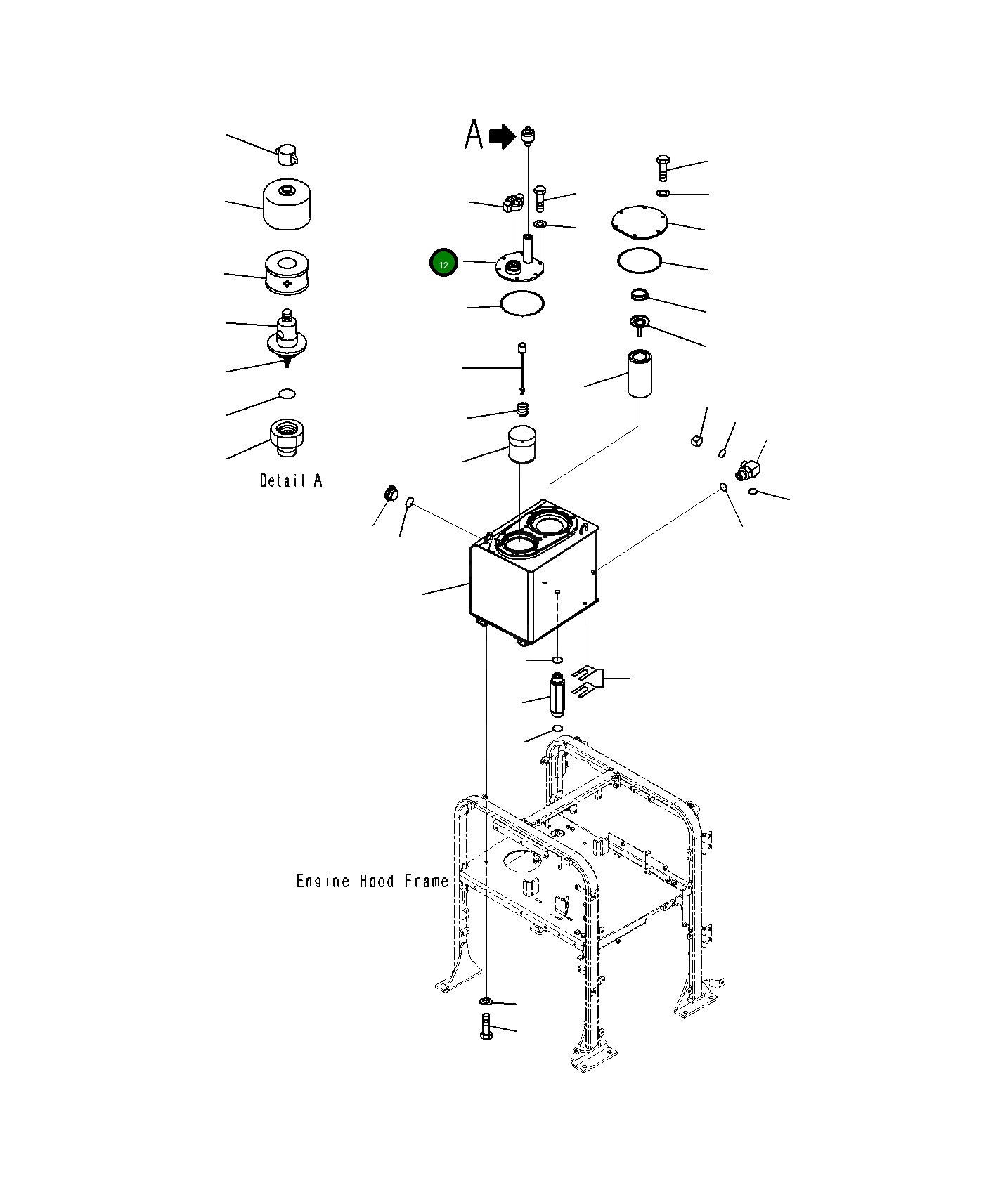Крышка 234-60-81210 Komatsu