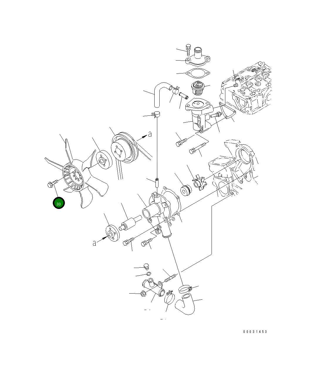 Болт 460-124  Komatsu