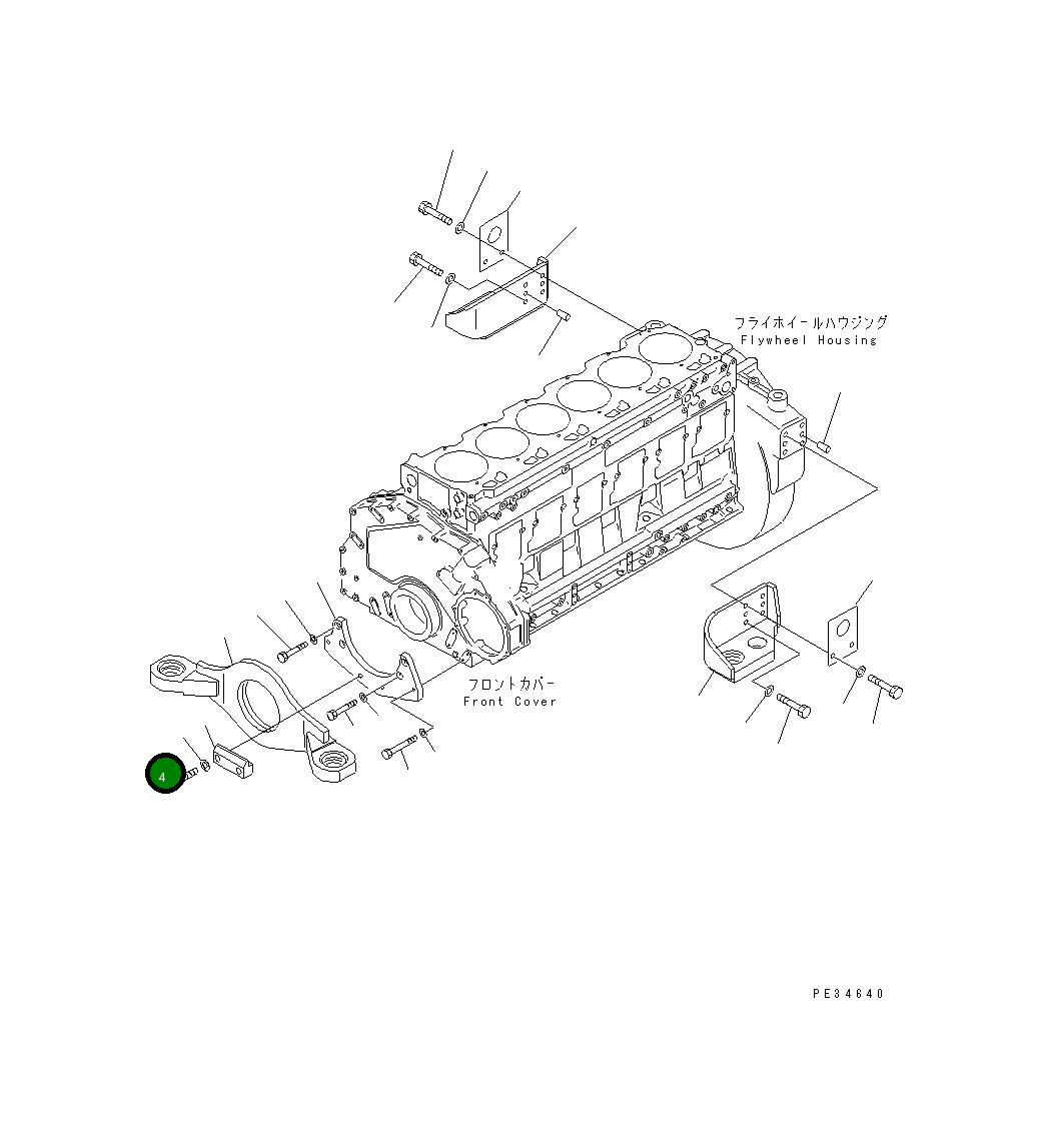 Болт 01010-51455 Komatsu