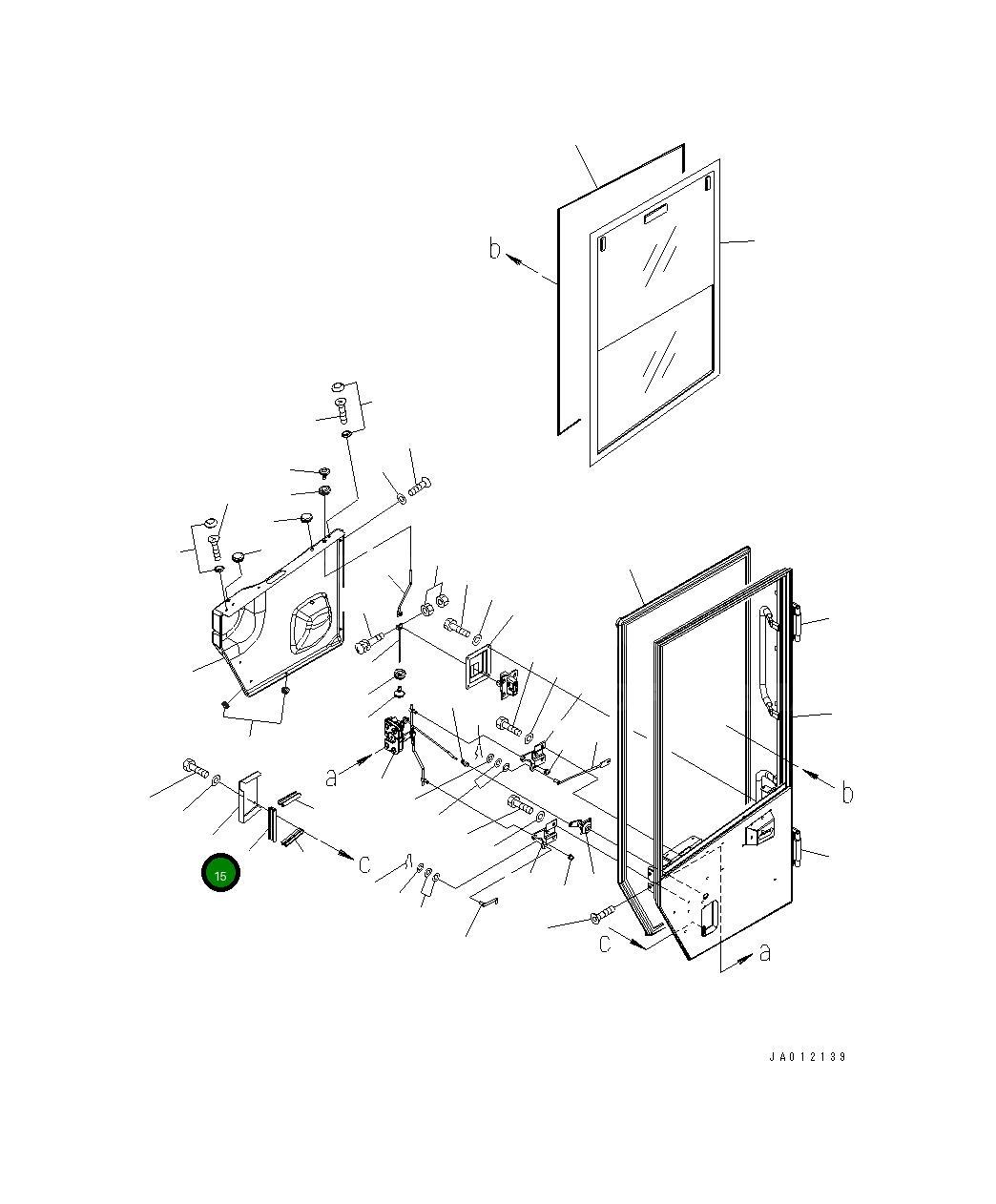 Крышка 423-925-4190 Komatsu
