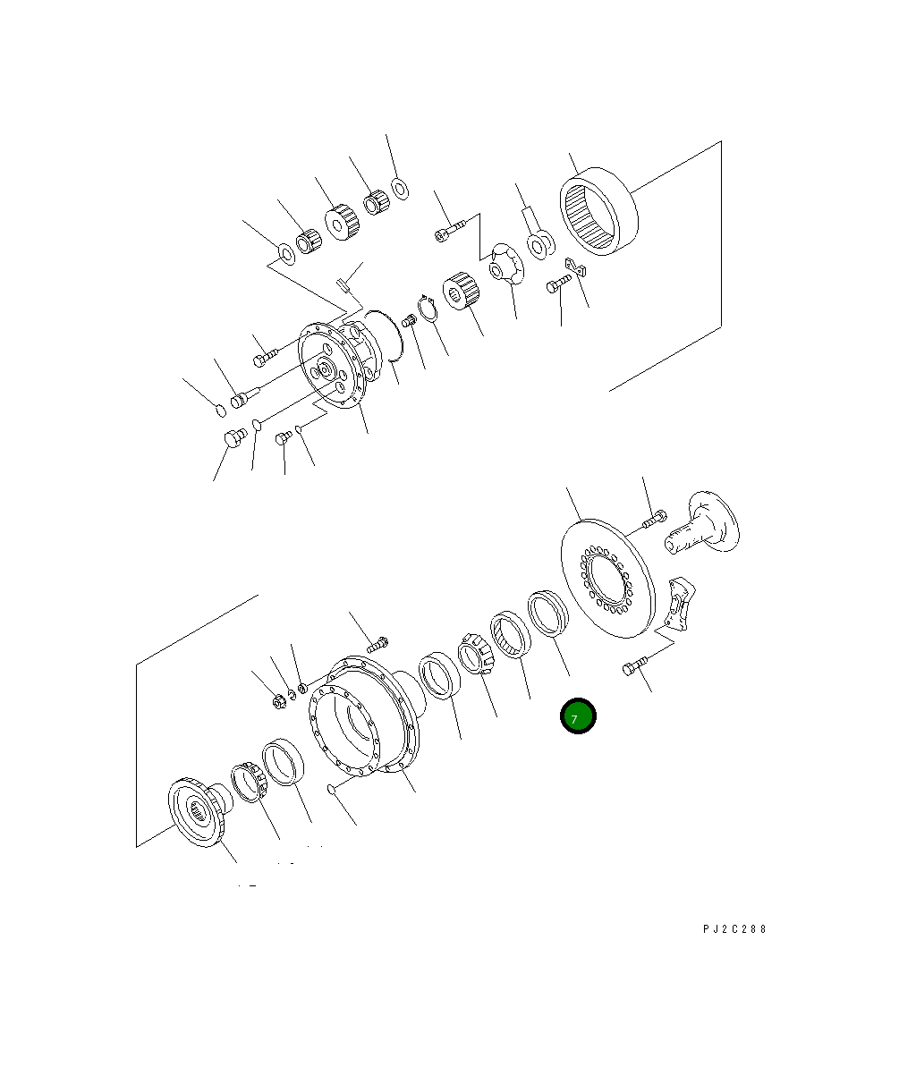 Кольцо 20G-22-22791 Komatsu