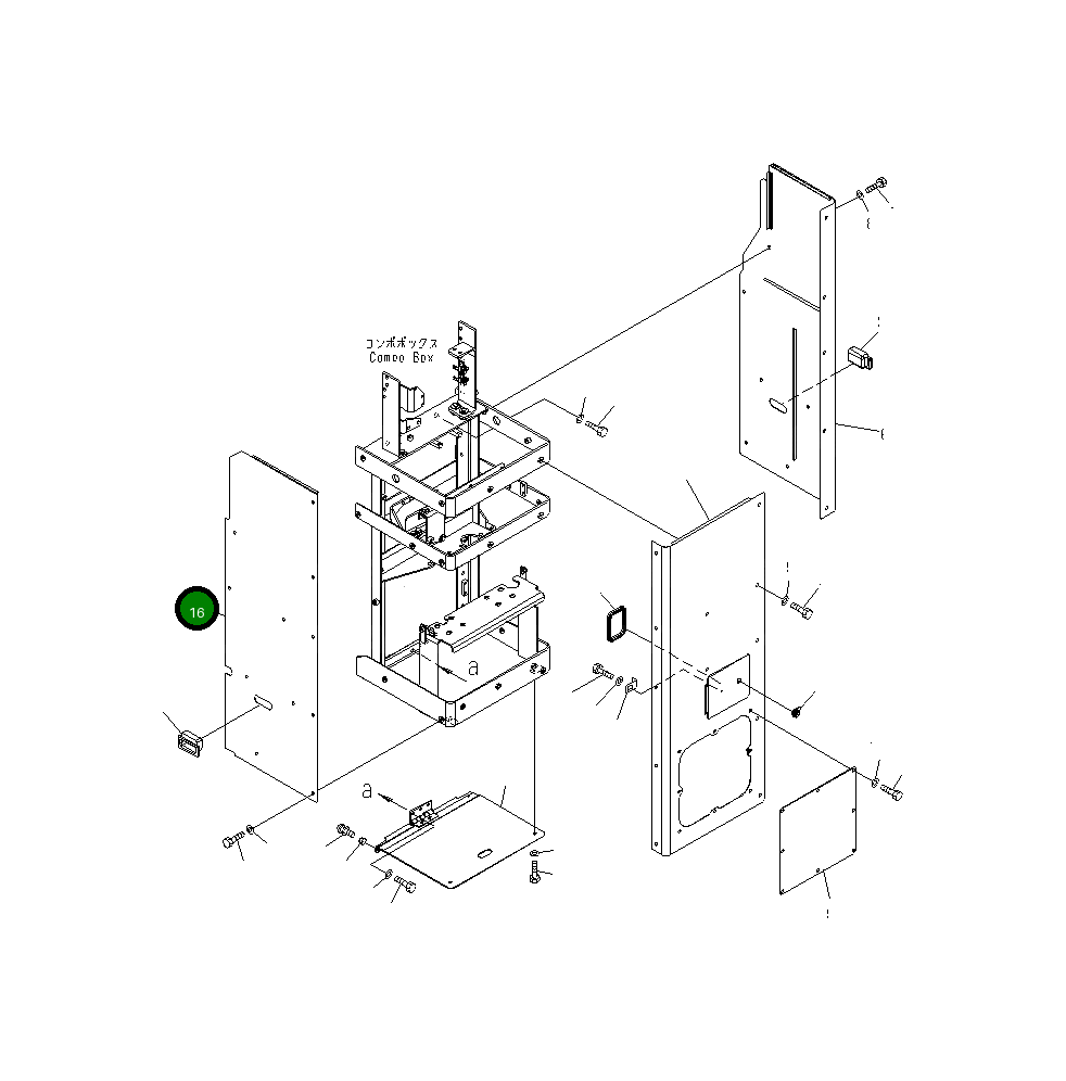 Крышка 426-43-39422  Komatsu
