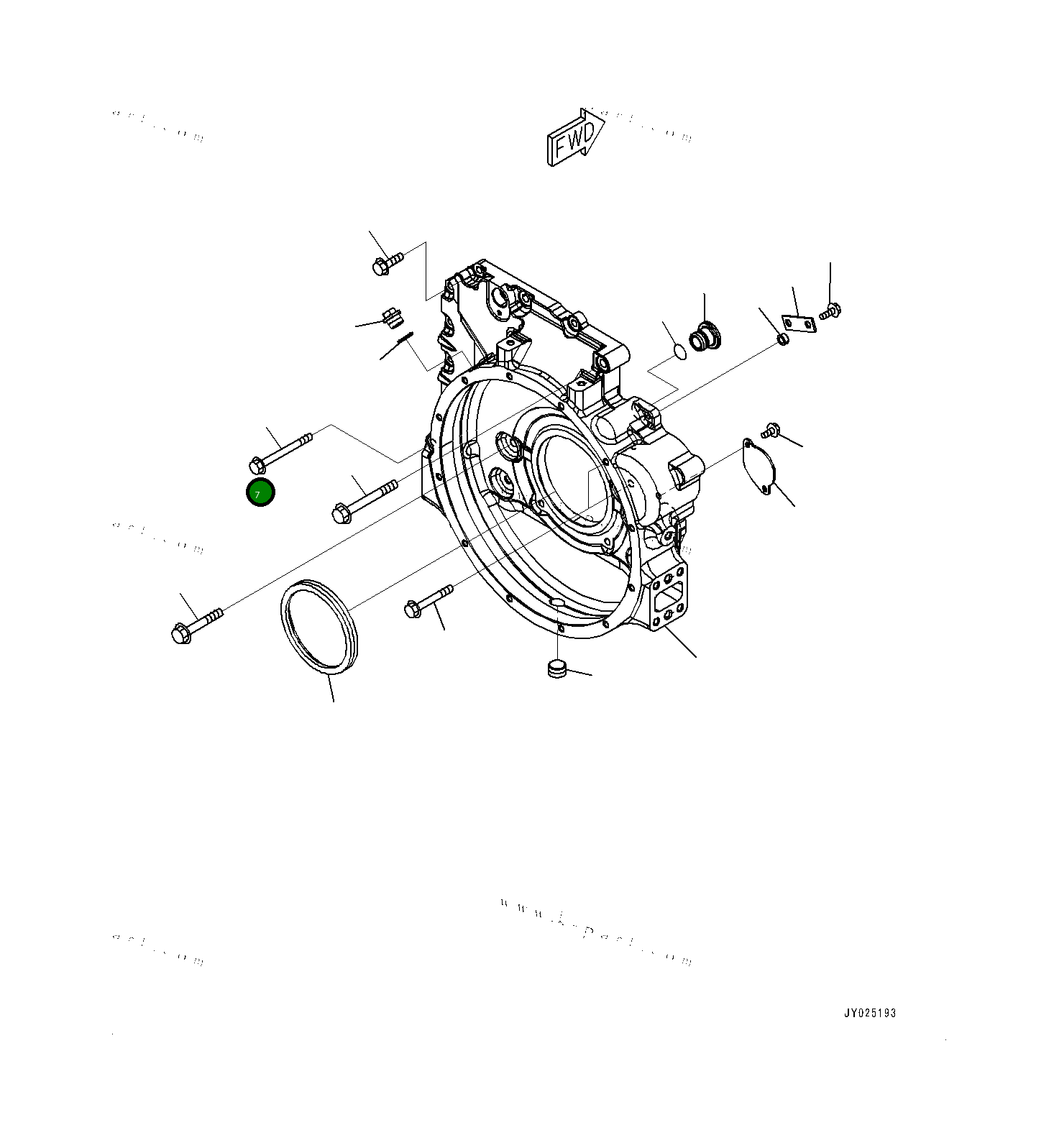 Болт 6754214220 Komatsu
