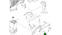 Крышка 22F-54-36912 Komatsu