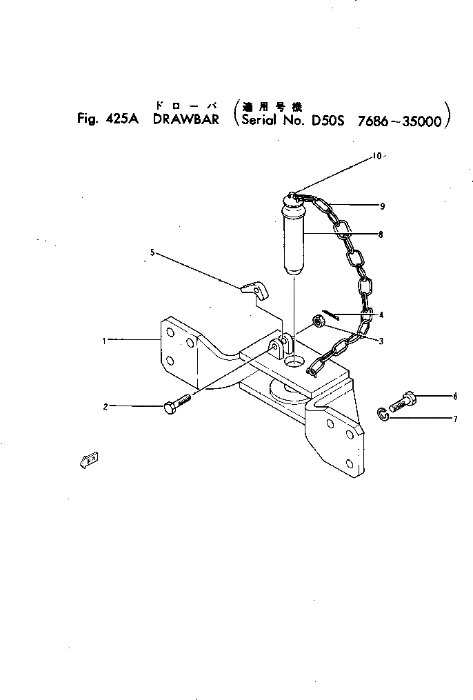 Болт 01000-32050  Komatsu