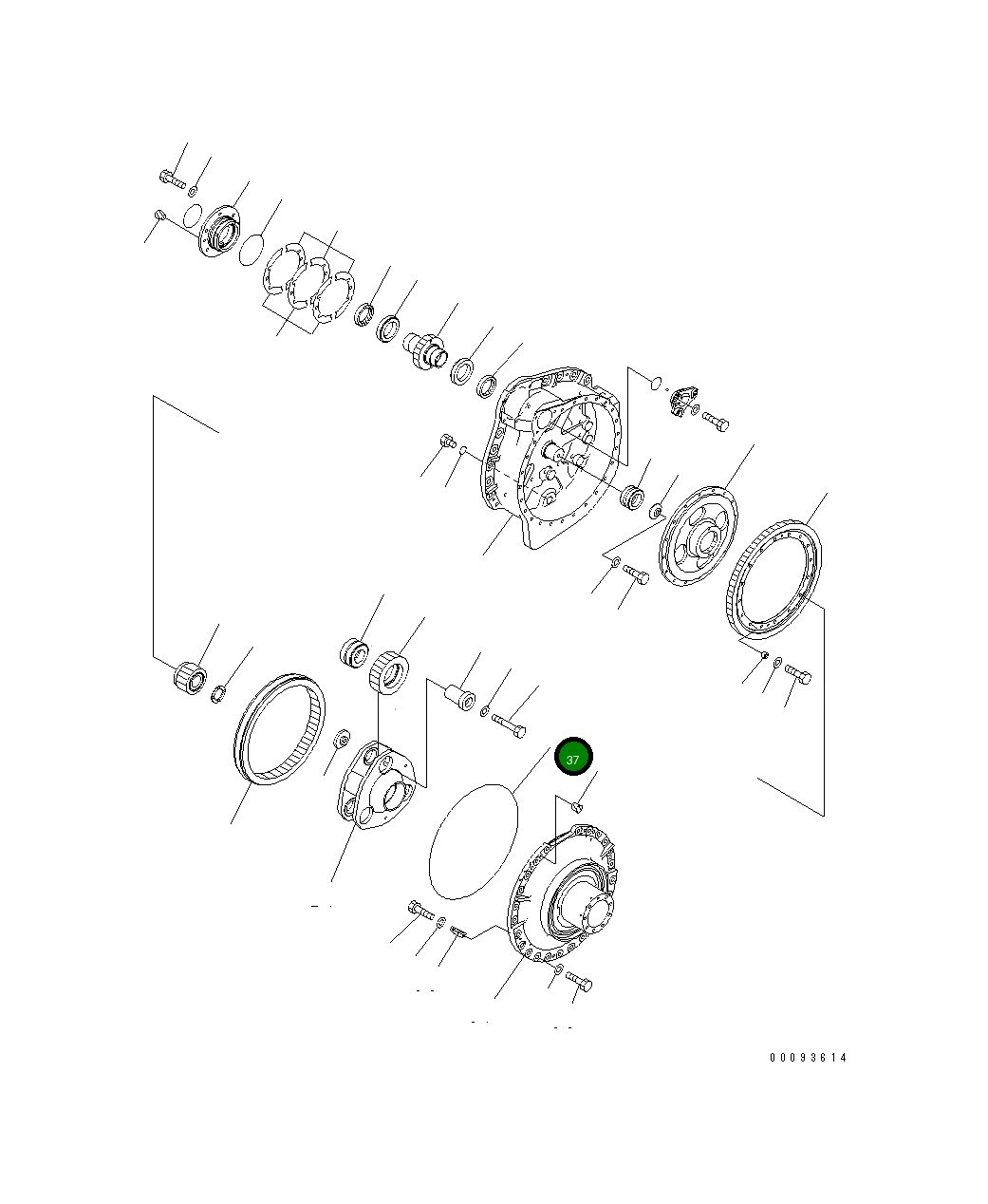 Кольцо уплотнительное (O-Ring) 566-13-13341 Komatsu