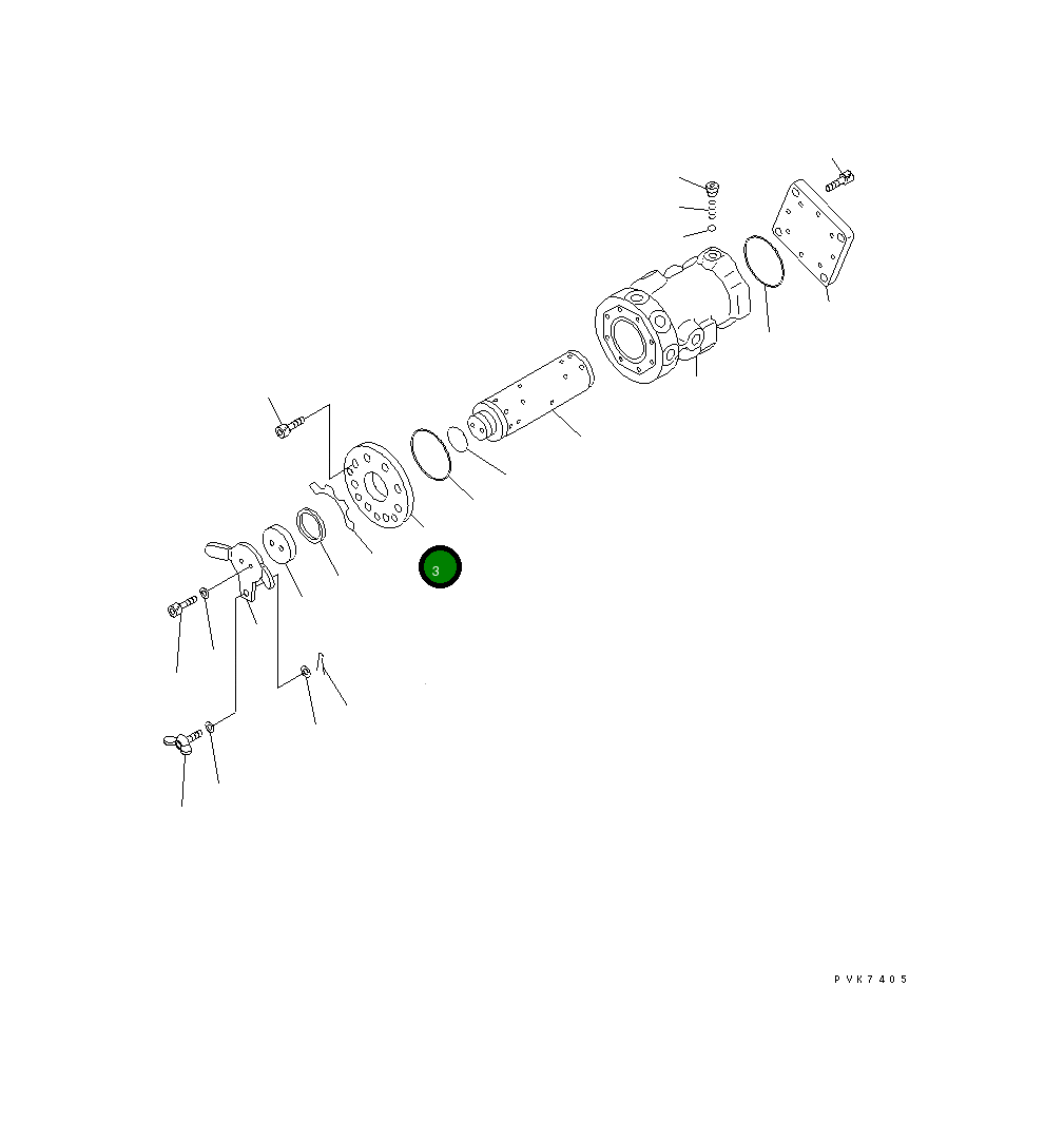 Крышка 201-62-75550 Komatsu