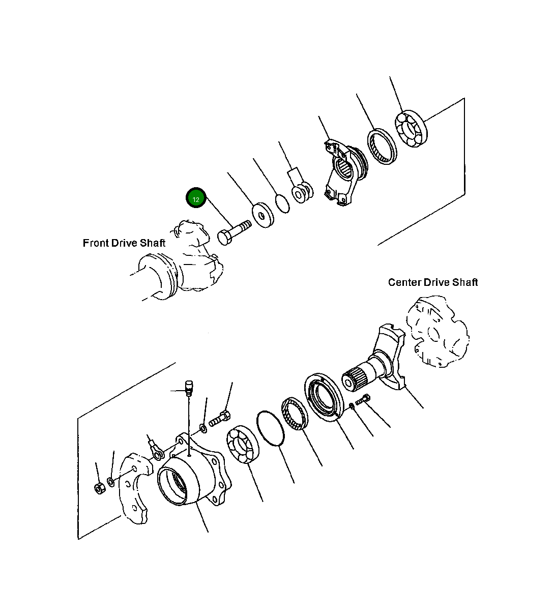 Болт 01011-63035 Komatsu