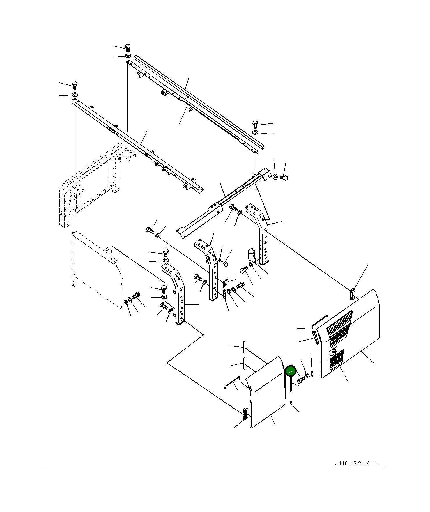 Болт 0101080612 Komatsu