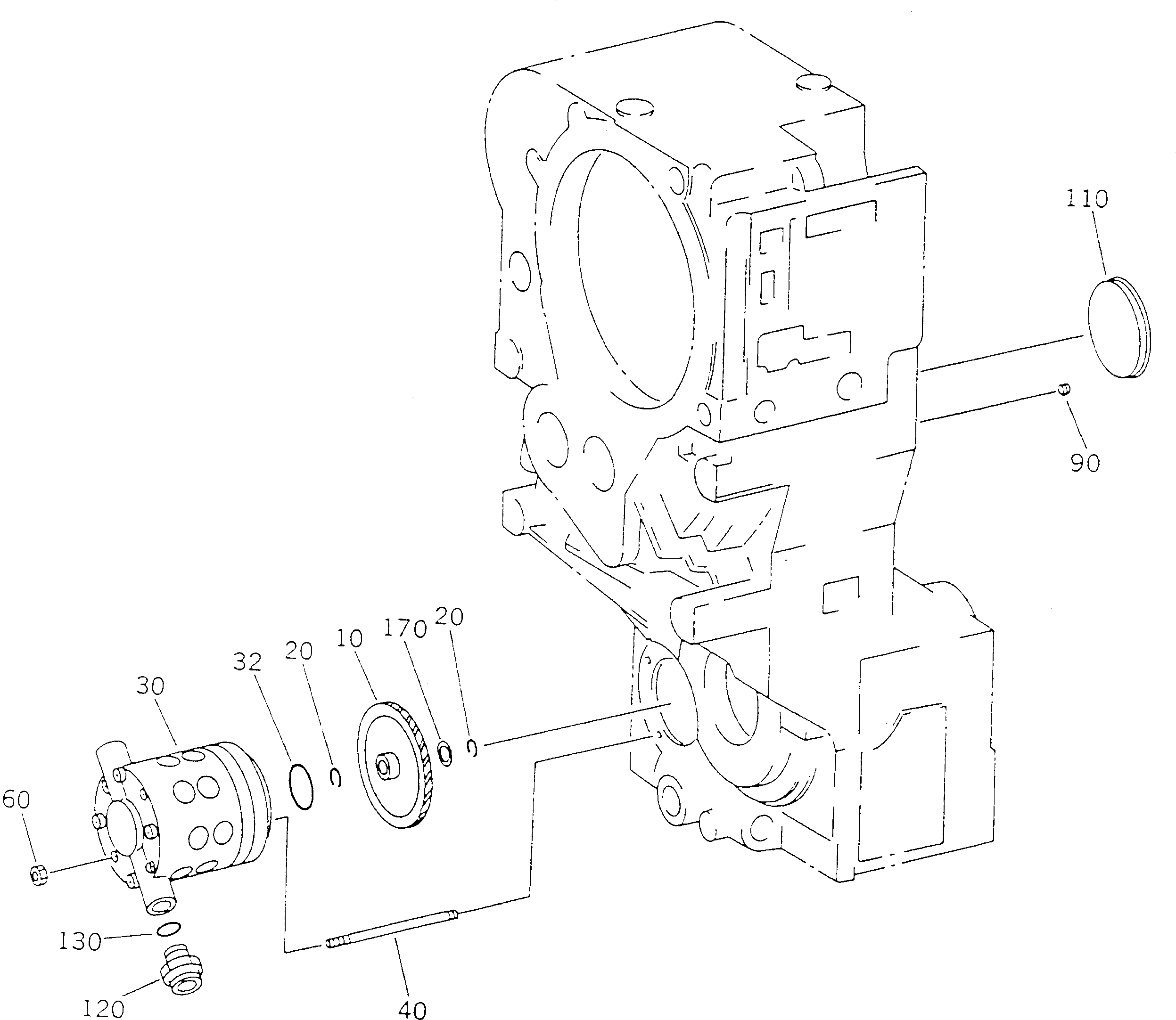 Кольцо уплотнительное (O-Ring) BW252552  Komatsu