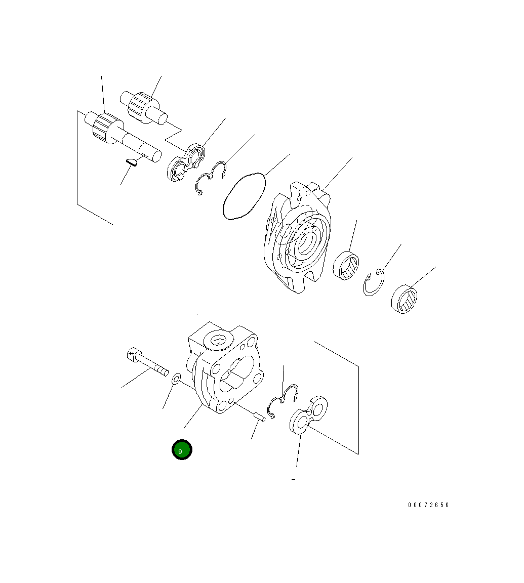 Крышка 705-42-36011 Komatsu