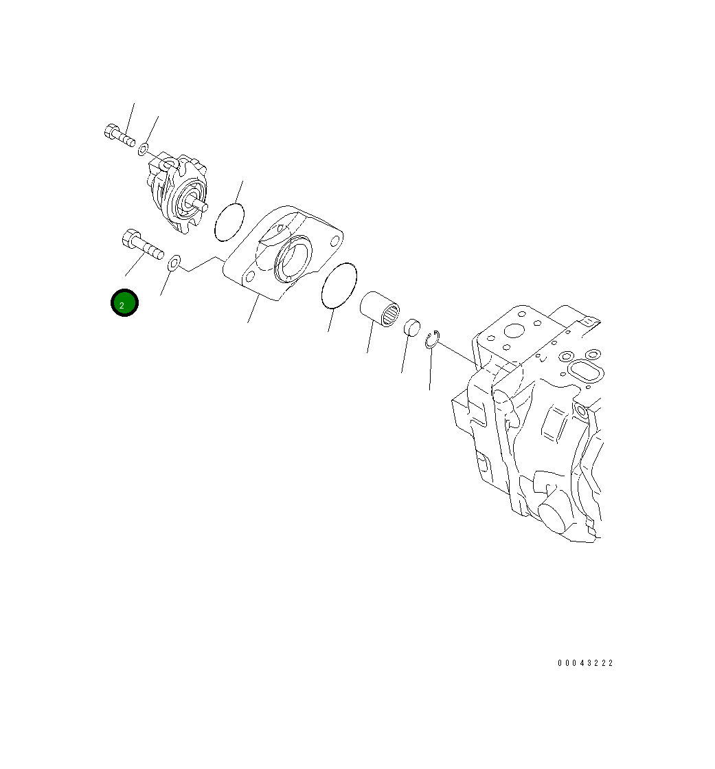 Болт 01010-81255  Komatsu