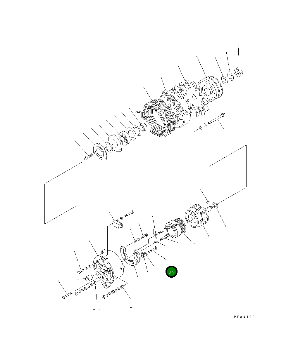 Болт KD0-0081-05550 Komatsu