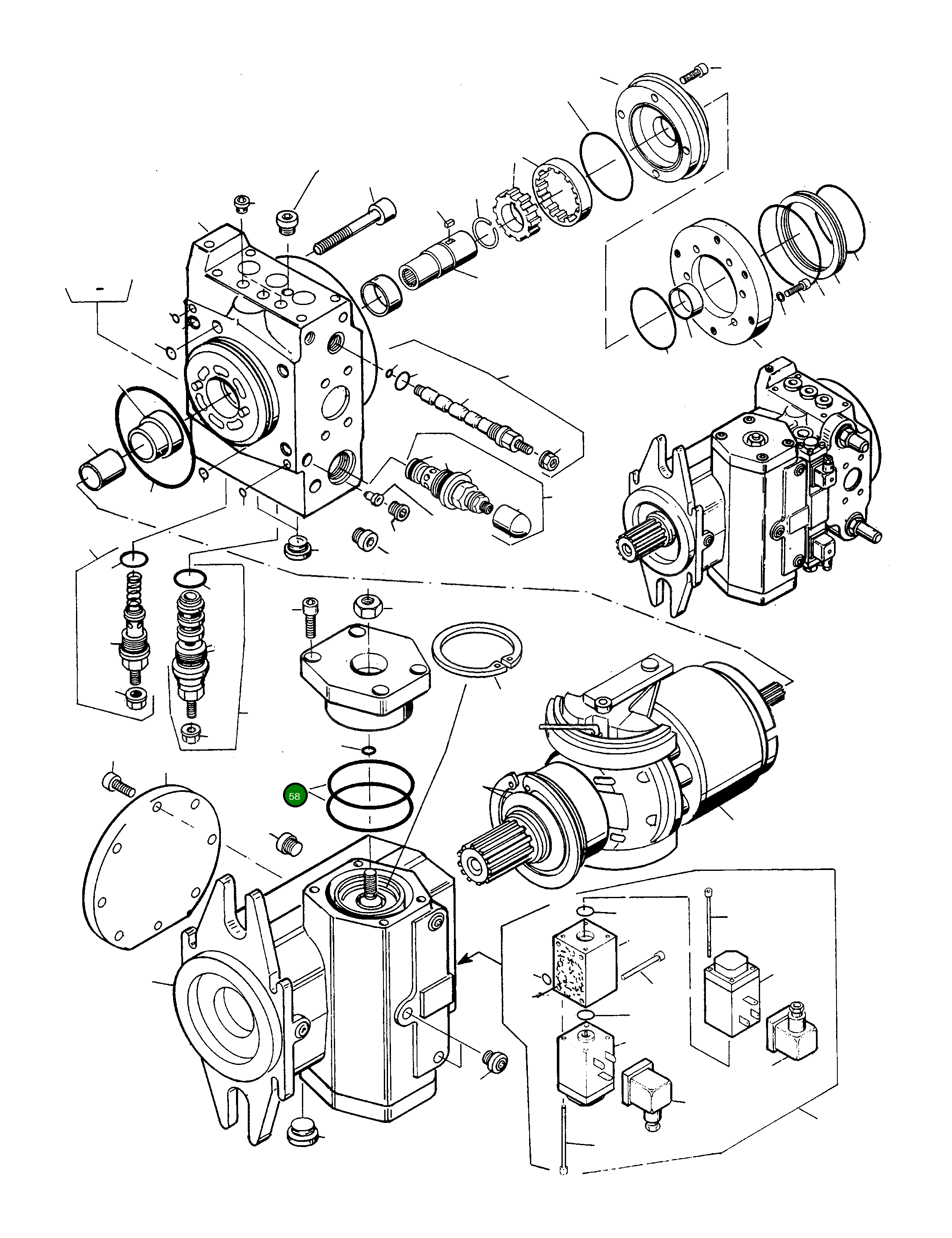 Кольцо уплотнительное (O-Ring) 4918368M1  Komatsu