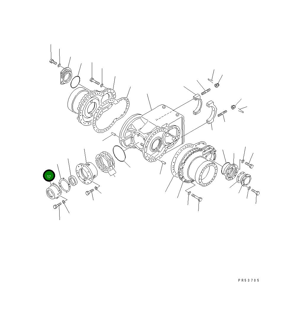 Крышка 234-22-31150 Komatsu