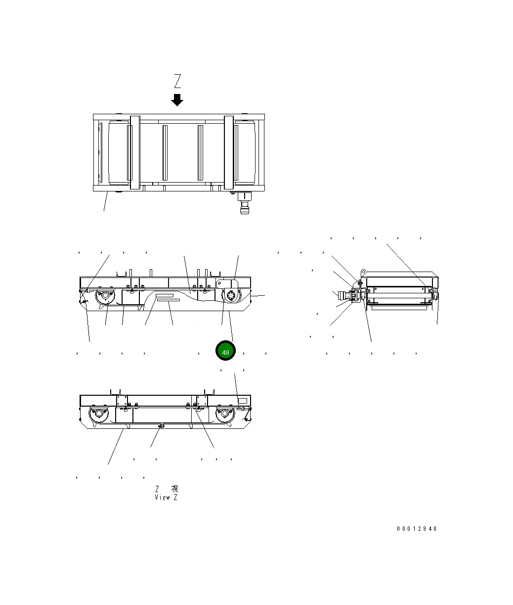 Болт MFP0000511  Komatsu