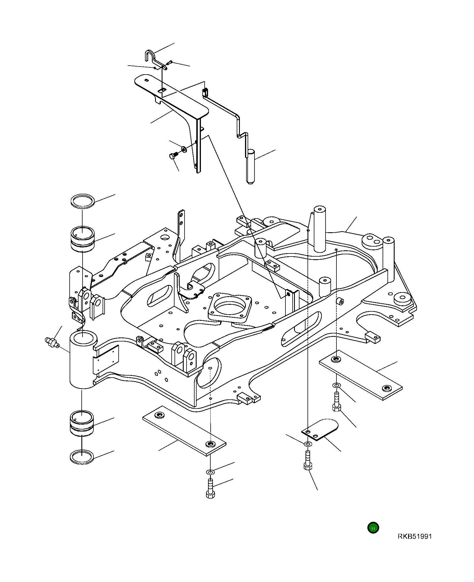 Крышка 20W-46-91150 Komatsu