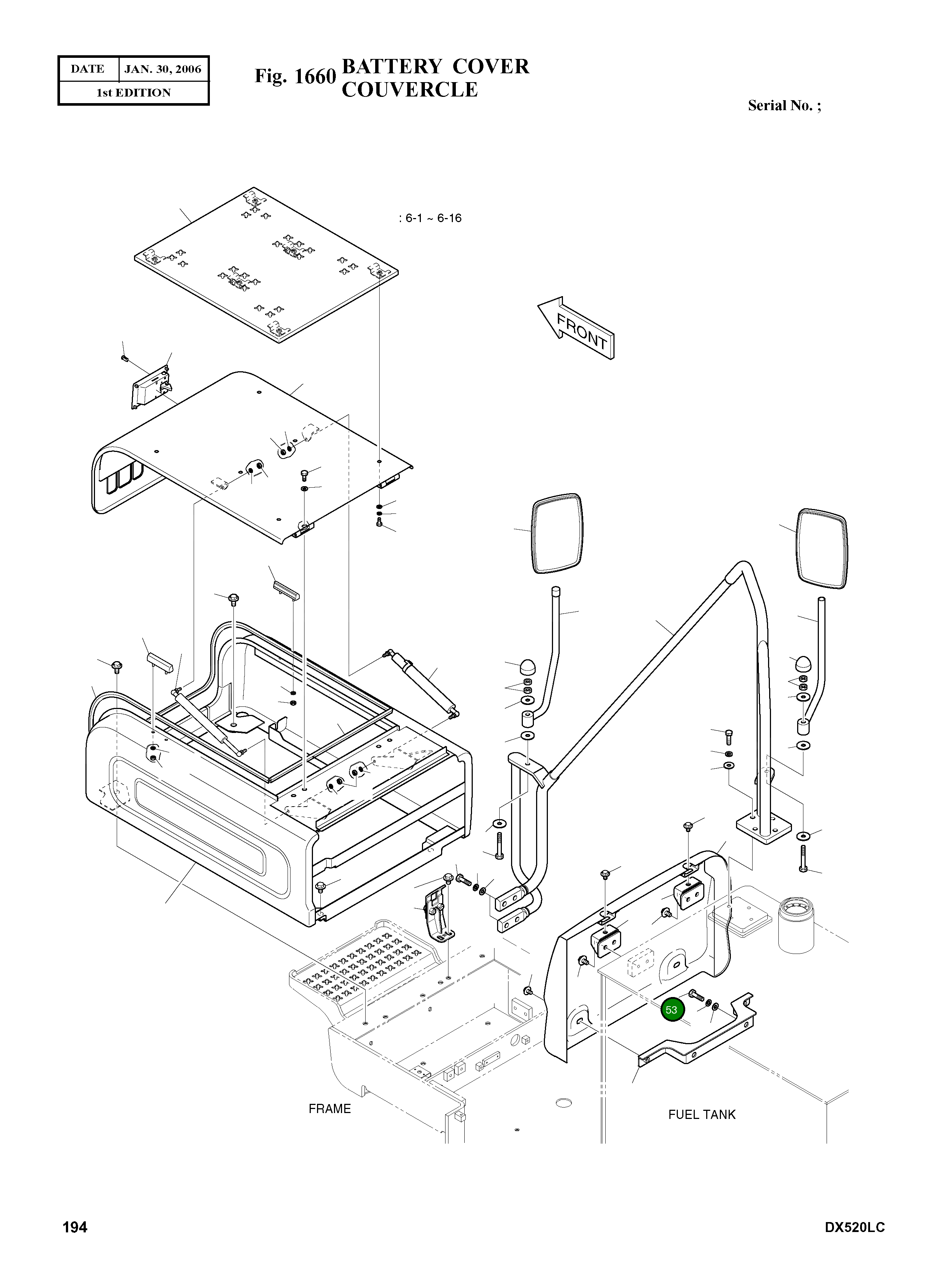 Болт S0515166 Komatsu