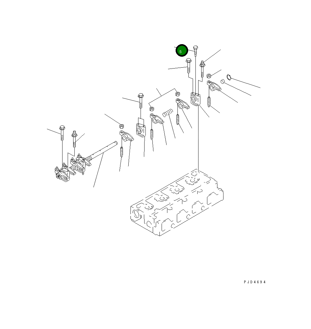 Болт 6221-41-5310 Komatsu