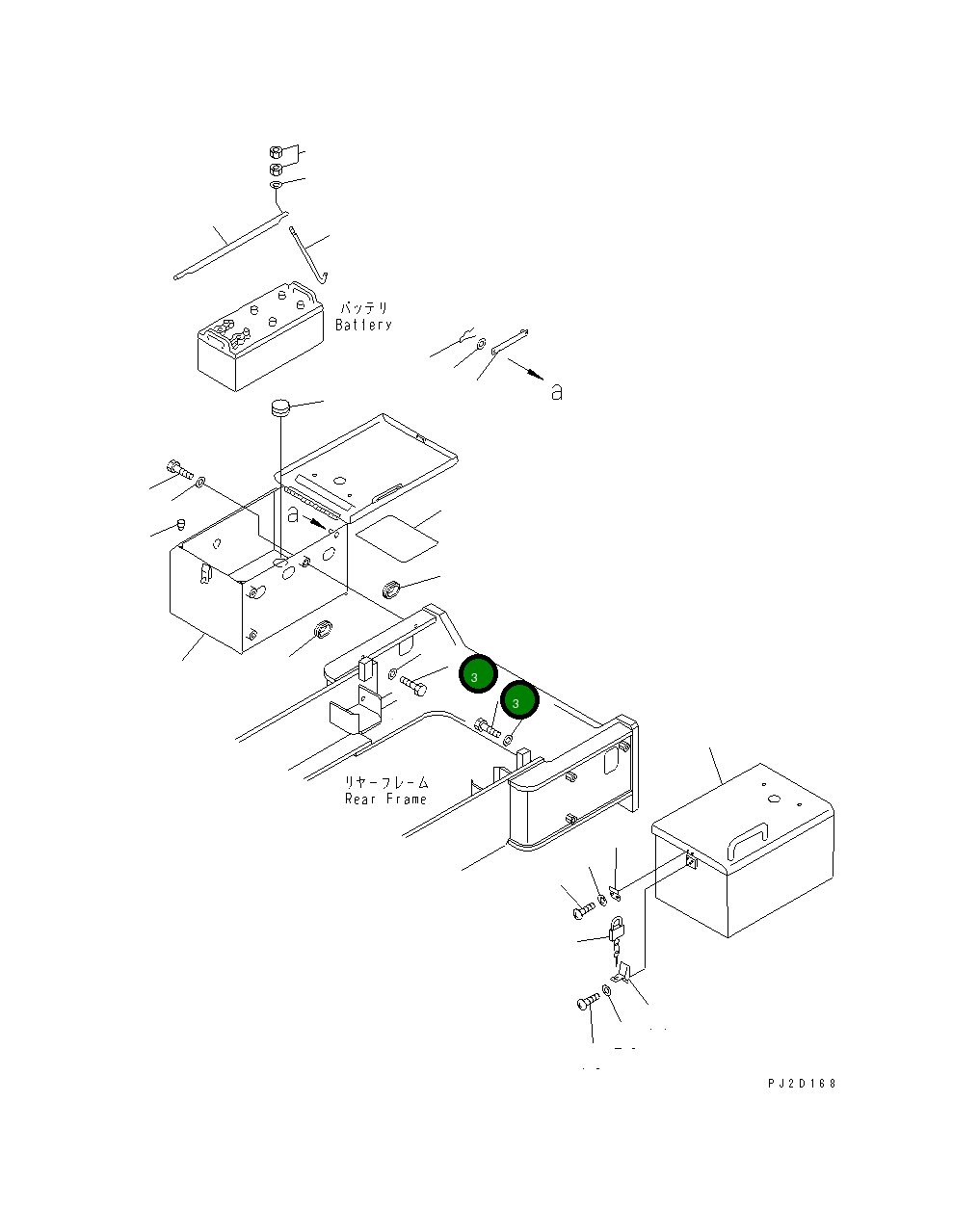 Болт 01010-51675 Komatsu
