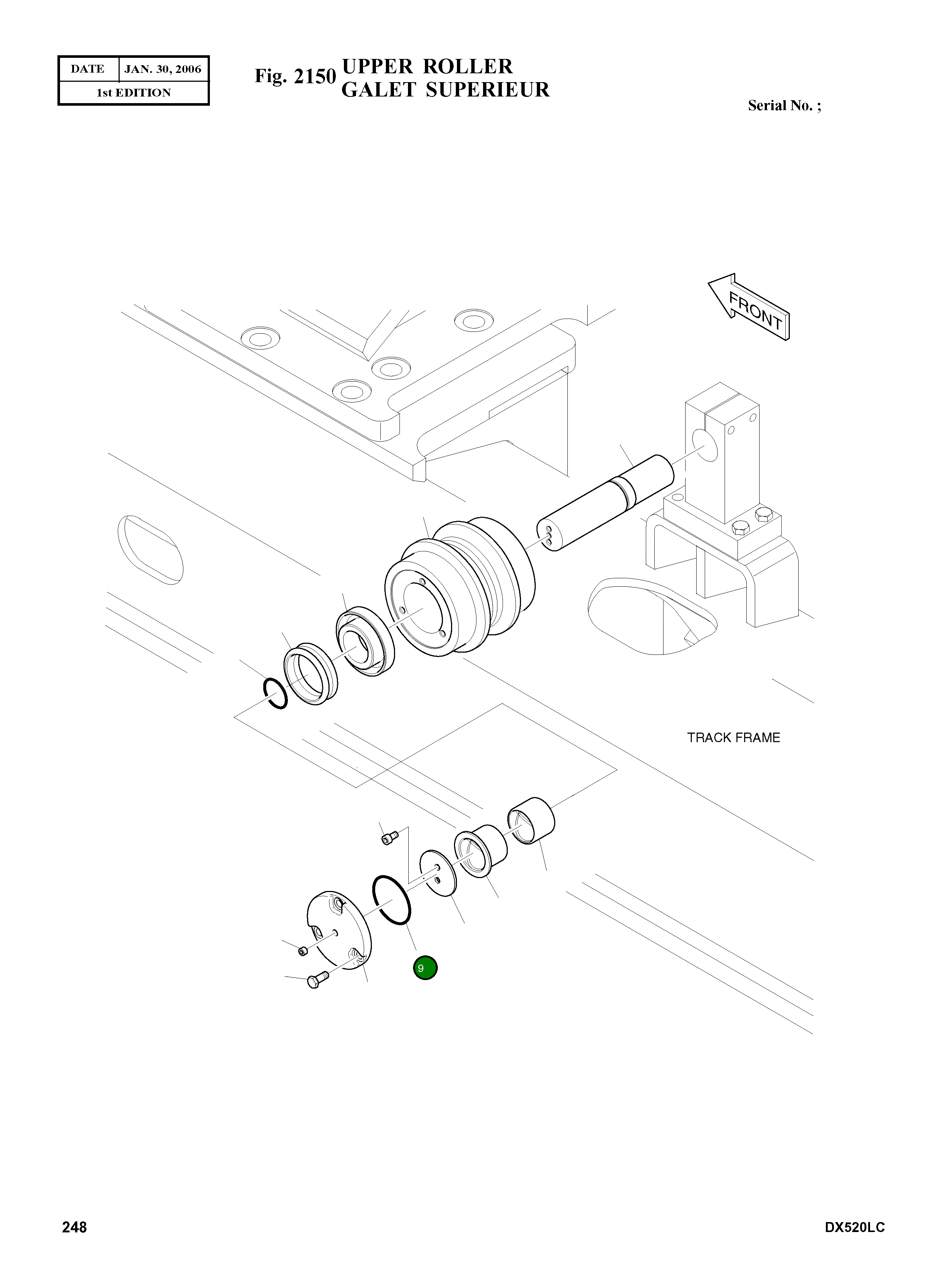 Кольцо уплотнительное (O-Ring) K1000926 Komatsu