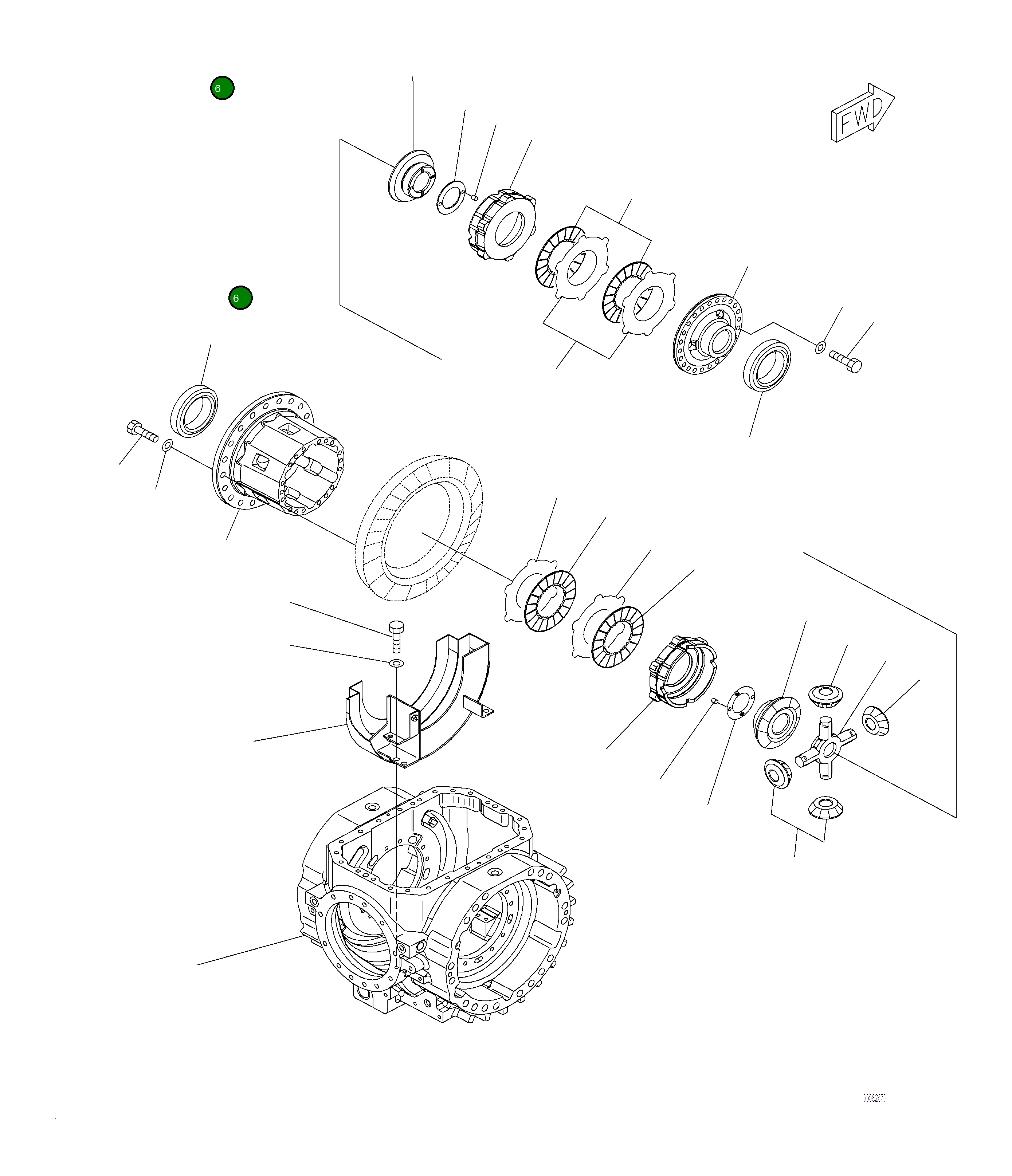 Кольцо 421-22-37760 Komatsu