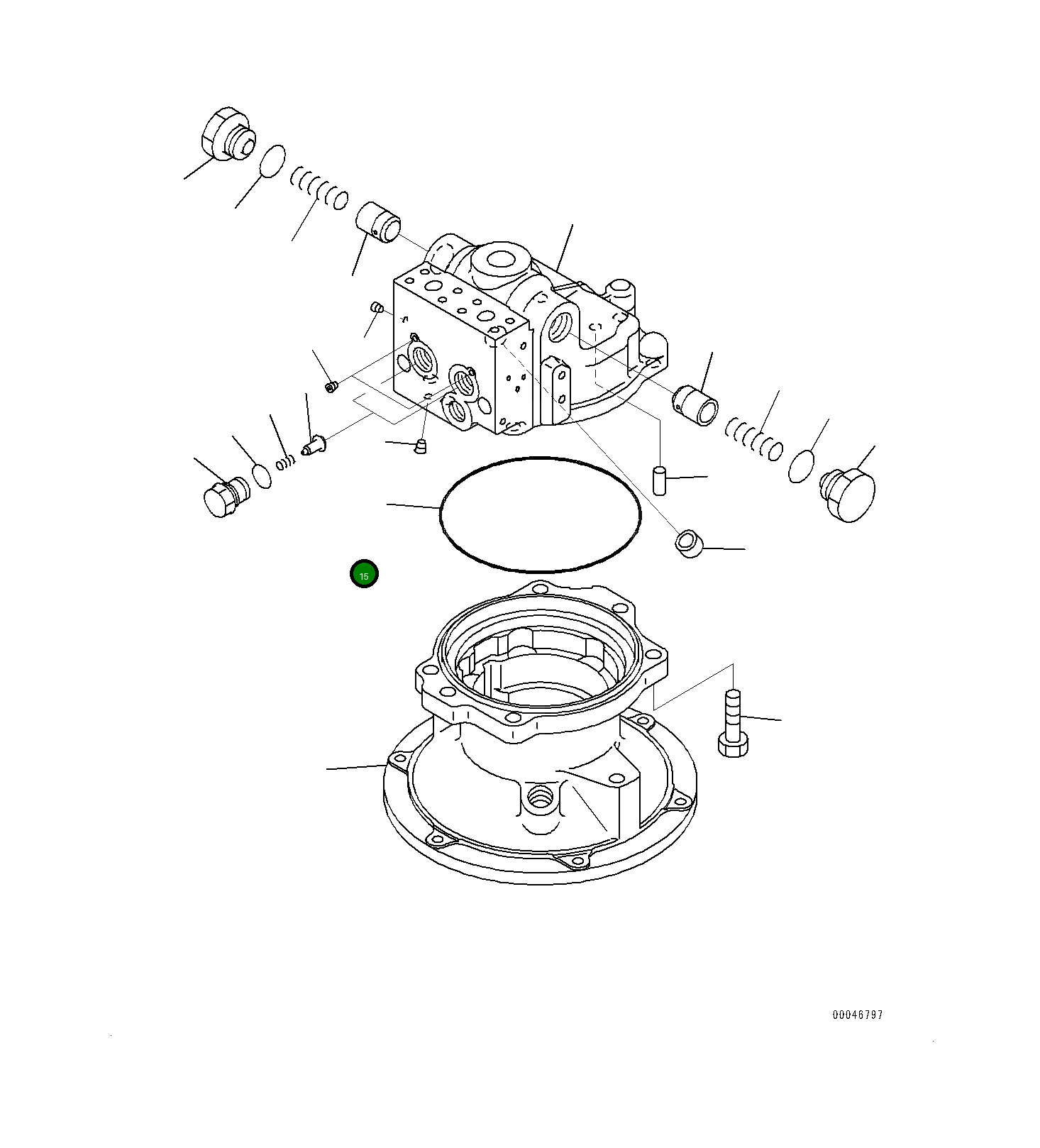 Кольцо уплотнительное (O-Ring) 7067G40210 Komatsu