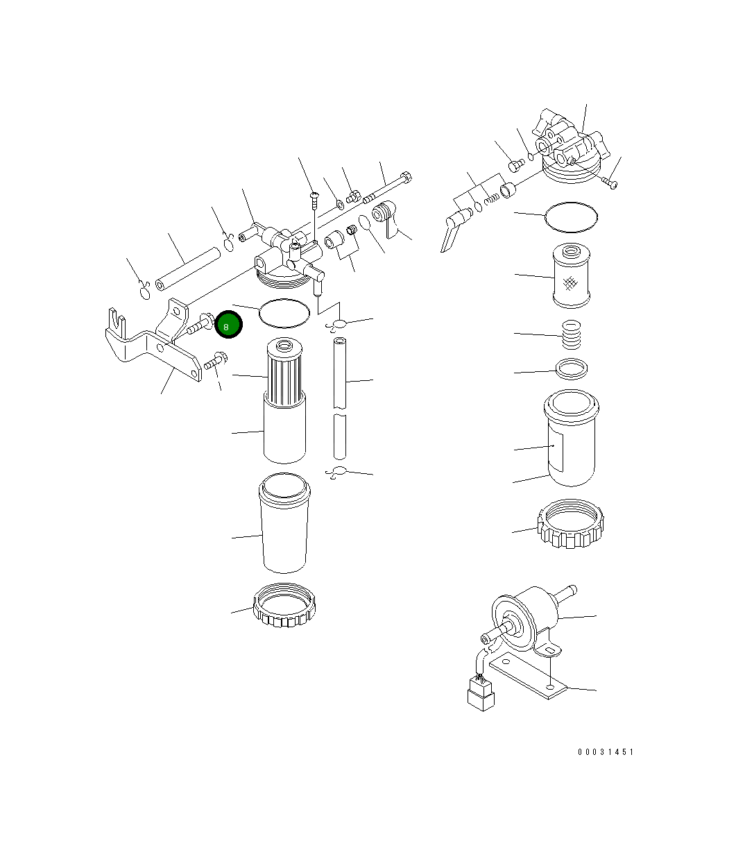 Кольцо уплотнительное (O-Ring) 460-605 Komatsu