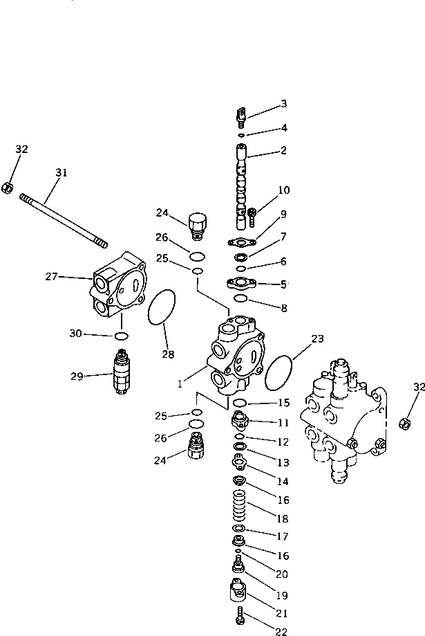 Болт KB92702-05201  Komatsu
