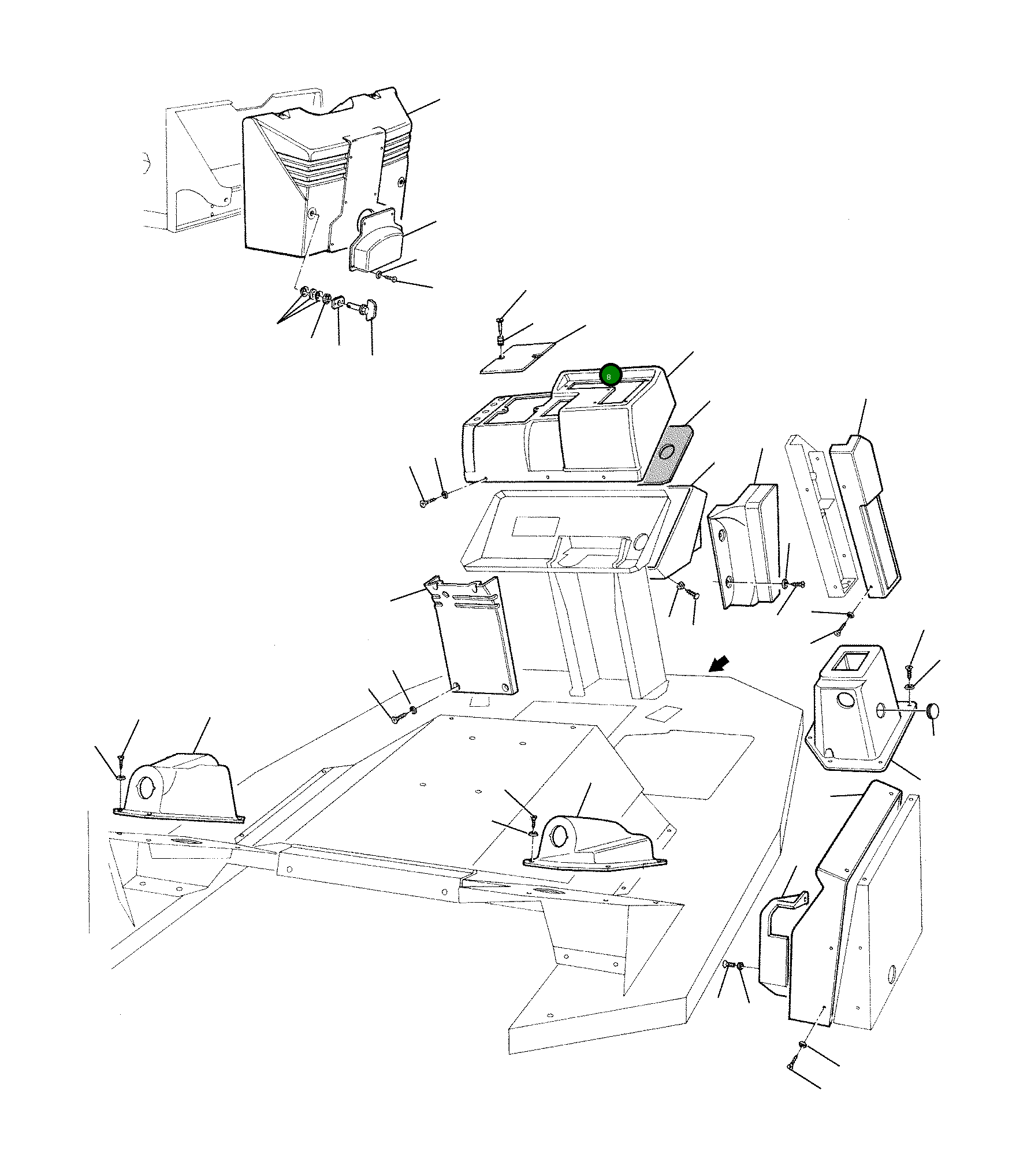 Крышка 360160601 Komatsu
