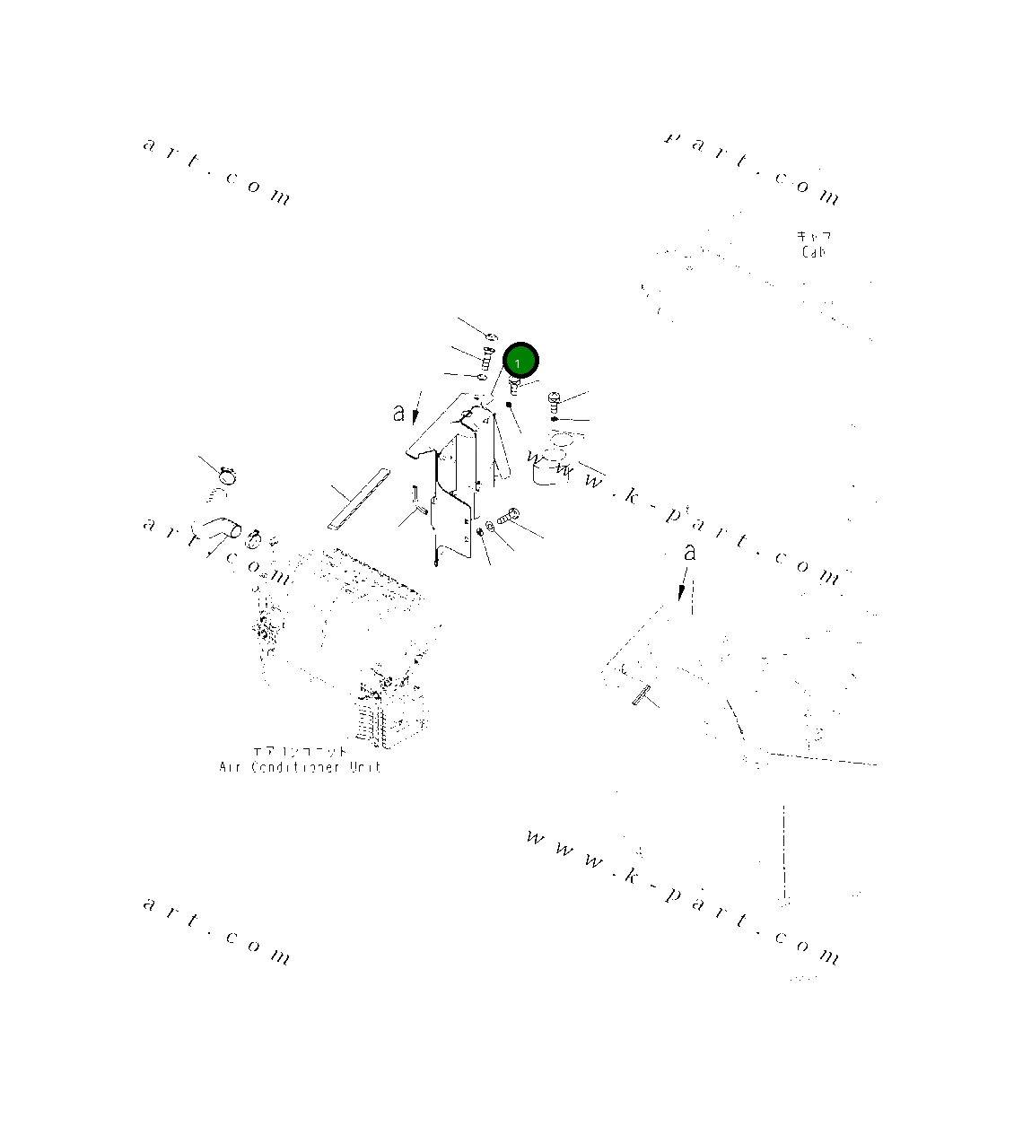 Крышка 419-07-55251 Komatsu