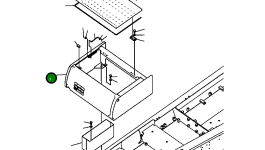 Крышка 207-54-A1830 Komatsu
