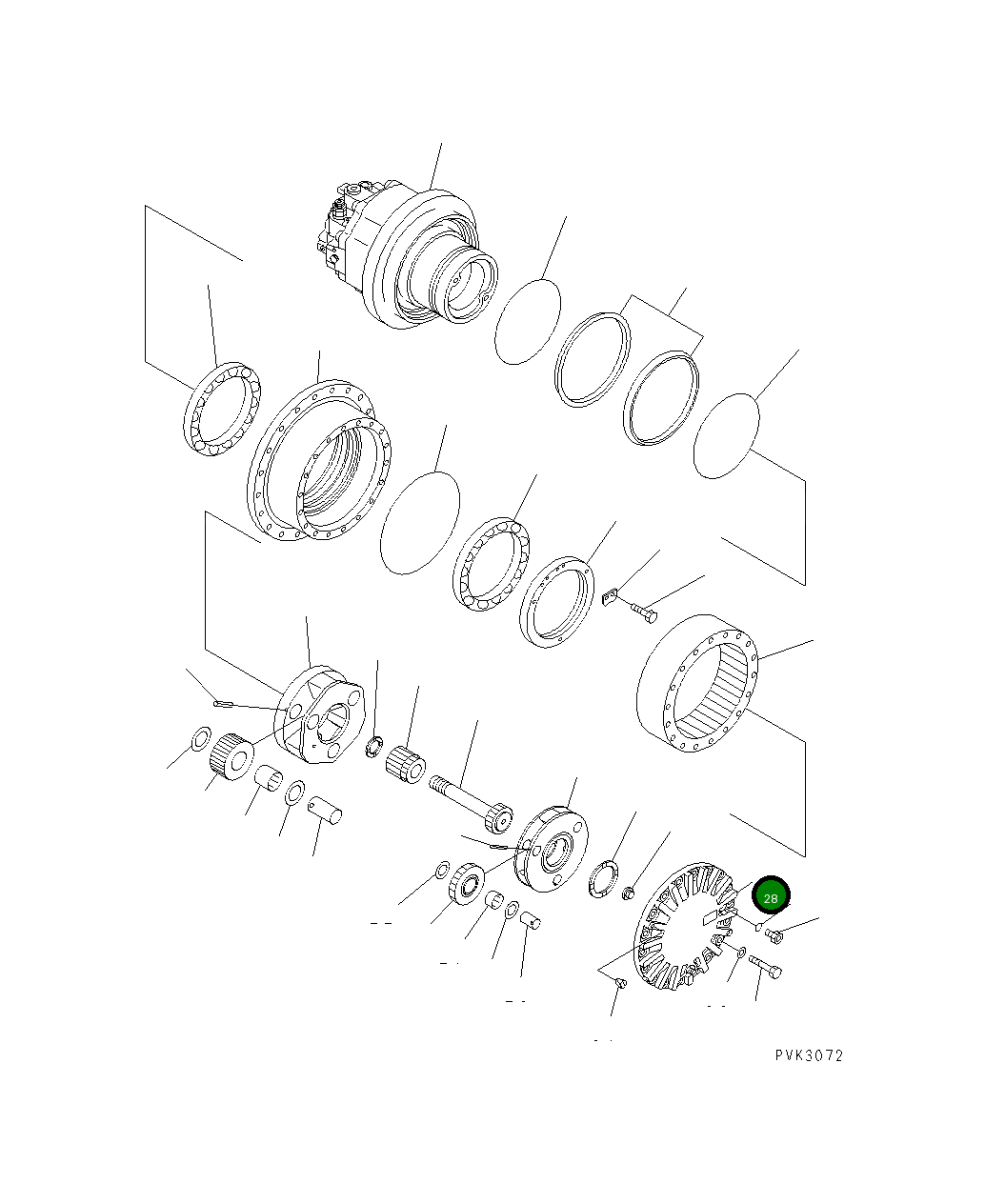 Крышка 14S-27-11230  Komatsu