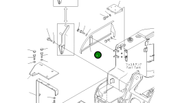 Крышка 22B-54-12160 Komatsu