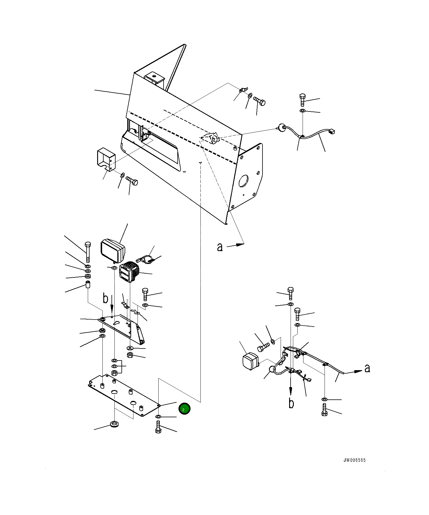 Крышка 561-86-8A940 Komatsu