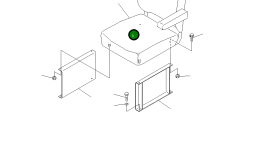 Крышка 201-54-61670 Komatsu