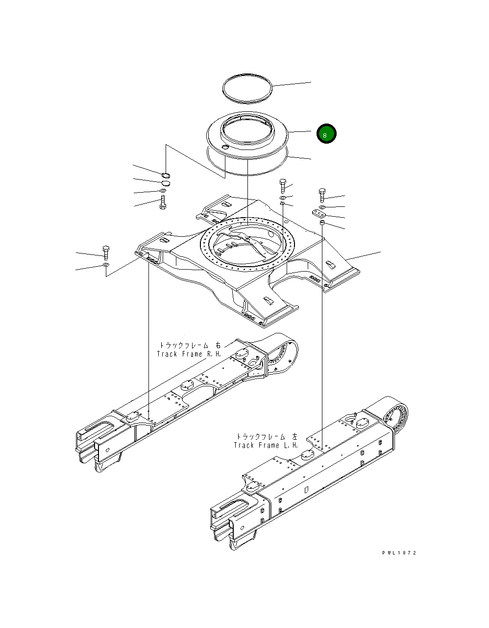 Крышка 21M-30-15210 Komatsu