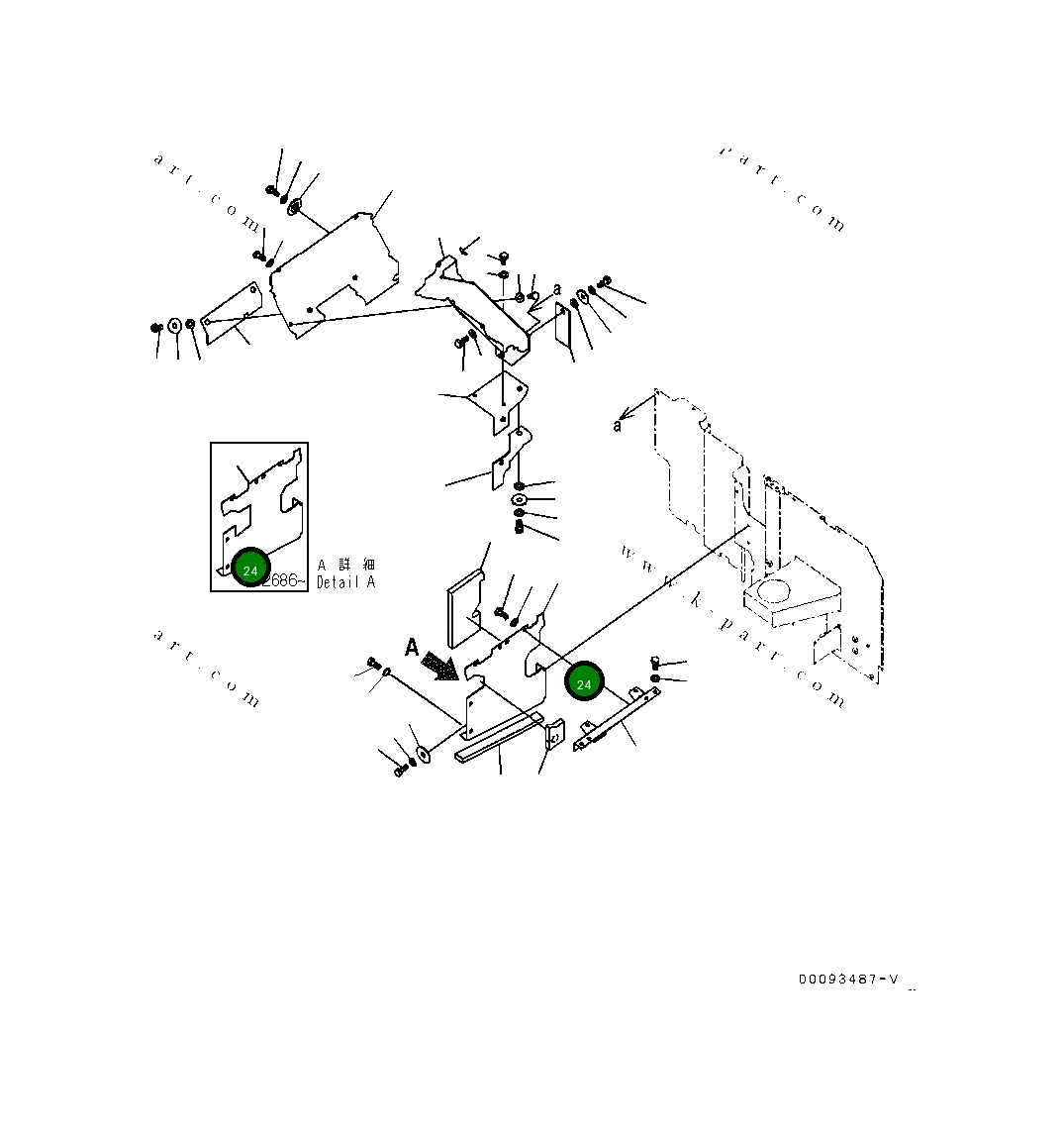 Крышка 20Y-54-B1732 Komatsu