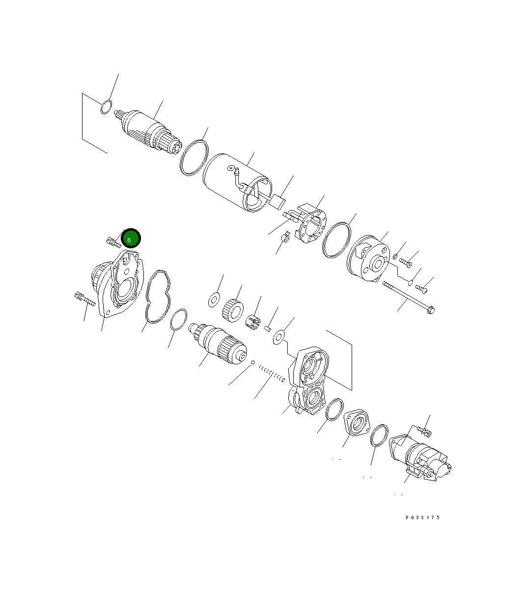 Болт KD0-09001-5190 Komatsu