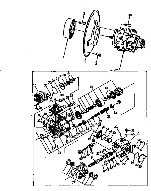 Болт YM172176-73860  Komatsu